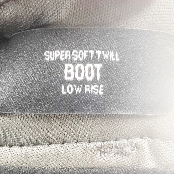 ✅ EXPRESS SUPER SOFT TWILL GREY BOOT LOW RISE TROUSERS SIZE 18 REGULAR - Picture 8 of 9